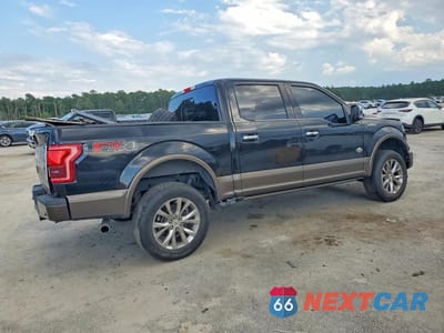 Trzecie zdjęcie samochodu z tyłu: 2017 FORD F150 SUPERCREW VIN:1FTEW1EF5HFC59082 - miniatura