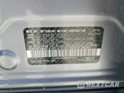 Zdjęcie 13 z 13 samochodu: 2021 MITSUBISHI OUTLANDER SPORT ES/LE/BE/SE VIN:JA4ARUAU8MU000453 - miniatura