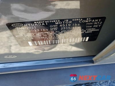 Zdjęcie 12 z 12 samochodu: 2021 HYUNDAI SONATA HYBRID BLUE VIN:KMHL24JJ0MA029600 - miniatura