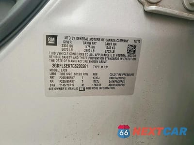 Zdjęcie 13 z 13 samochodu: 2016 GMC TERRAIN SLE VIN:2GKFLSEK7G6208261 - miniatura
