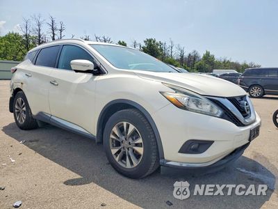 Czwarte zdjęcie samochodu z boku: 2015 NISSAN MURANO SL VIN:5N1AZ2MH8FN222704 - miniatura