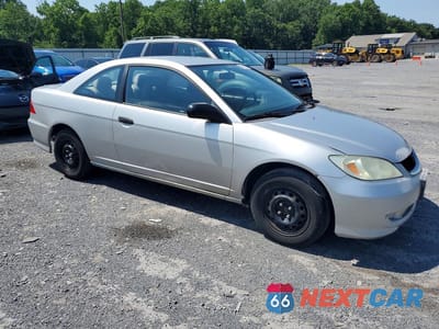 Czwarte zdjęcie samochodu z boku: 2005 HONDA CIVIC DX VP VIN:1HGEM22115L080315 - miniatura
