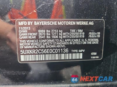 Zdjęcie 13 z 13 samochodu: 2014 BMW X5 SDRIVE35I VIN:5UXKR2C56E0C01136 - miniatura