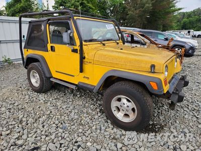 Czwarte zdjęcie samochodu z boku: 2000 JEEP WRANGLER / TJ SPORT VIN:1J4FA49S7YP727443 - miniatura