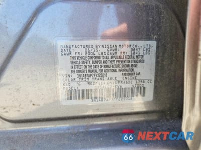 Zdjęcie 12 z 12 samochodu: 2015 NISSAN SENTRA SL VIN:3N1AB7AP7FY225018 - miniatura