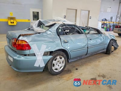 Trzecie zdjęcie samochodu z tyłu: 1999 HONDA CIVIC EX VIN:1HGEJ8543XL051628 - miniatura