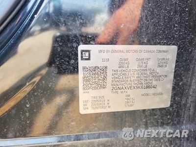 Zdjęcie 13 z 13 samochodu: 2019 CHEVROLET EQUINOX LT VIN:2GNAXVEX5K6186042 - miniatura