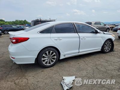 Trzecie zdjęcie samochodu z tyłu: 2017 HYUNDAI SONATA SPORT VIN:5NPE34AF7HH584144 - miniatura
