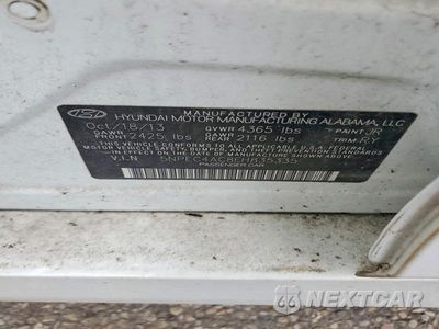 Zdjęcie 12 z 12 samochodu: 2014 HYUNDAI SONATA SE VIN:5NPEC4AC8EH835335 - miniatura