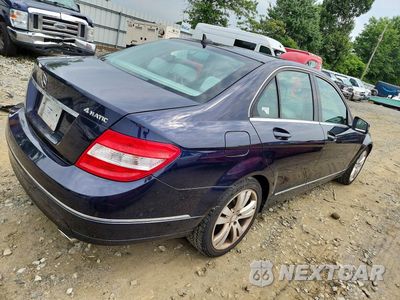 Trzecie zdjęcie samochodu z tyłu: 2010 MERCEDES-BENZ C 300 4MATIC VIN:WDDGF8BB4AF403770 - miniatura