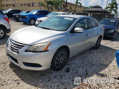 2014 NISSAN SENTRA S 3N1AB7AP9EY221342 - główne zdjęcie licytacji z USA - miniatura