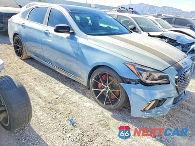 Czwarte zdjęcie samochodu z boku: 2018 GENESIS G80 SPORT VIN:KMHGN4JB7JU222967 - miniatura