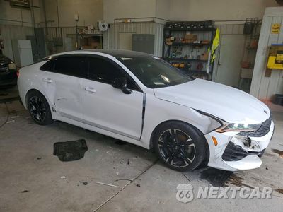 Czwarte zdjęcie samochodu z boku: 2021 KIA K5 GT LINE VIN:5XXG64J21MG013171 - miniatura