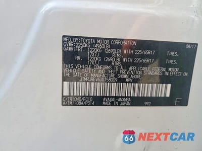 Zdjęcie 13 z 13 samochodu: 2018 TOYOTA RAV4 HYBRID XLE VIN:JTMRJREV6JD158009 - miniatura
