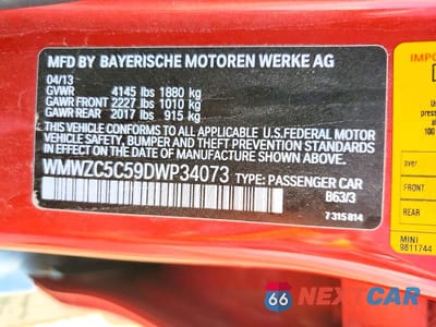 Zdjęcie 12 z 12 samochodu: 2013 MINI COOPER S COUNTRYMAN VIN:WMWZC5C59DWP34073 - miniatura