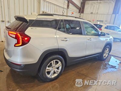 Trzecie zdjęcie samochodu z tyłu: 2022 GMC TERRAIN SLE VIN:3GKALTEV4NL214649 - miniatura