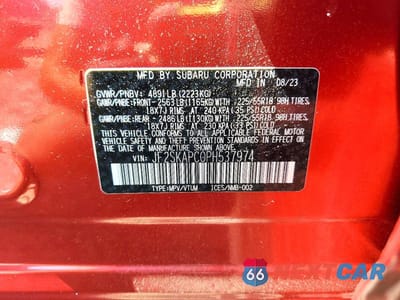 Zdjęcie 13 z 13 samochodu: 2023 SUBARU FORESTER LIMITED VIN:JF2SKAPC0PH537974 - miniatura