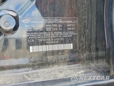 Zdjęcie 12 z 12 samochodu: 2014 HYUNDAI ELANTRA SE VIN:5NPDH4AE8EH499765 - miniatura