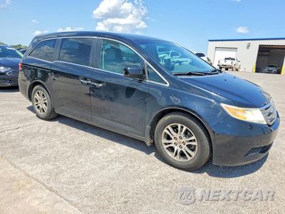 Czwarte zdjęcie samochodu z boku: 2013 HONDA ODYSSEY EX VIN:5FNRL5H42DB016002 - miniatura