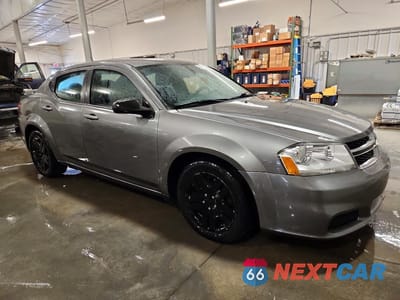 Czwarte zdjęcie samochodu z boku: 2012 DODGE AVENGER SE VIN:1C3CDZAB1CN219955 - miniatura