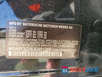 Zdjęcie 12 z 12 samochodu: 2018 BMW 340 XIGT VIN:WBA8Y3C58JG451395 - miniatura