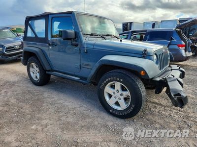Czwarte zdjęcie samochodu z boku: 2015 JEEP WRANGLER SPORT VIN:1C4AJWAG3FL658757 - miniatura