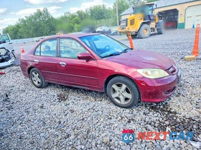 Czwarte zdjęcie samochodu z boku: 2004 HONDA CIVIC EX VIN:2HGES26784H508980 - miniatura
