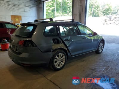 Trzecie zdjęcie samochodu z tyłu: 2017 VOLKSWAGEN GOLF SPORTWAGEN S VIN:3VW017AU8HM512716 - miniatura