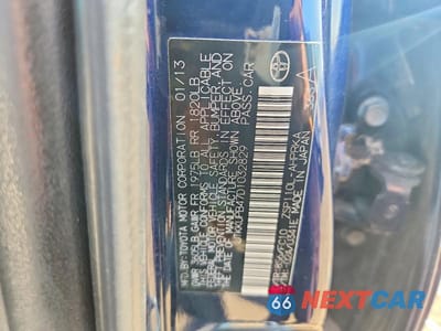 Zdjęcie 12 z 12 samochodu: 2013 SCION XD BASE VIN:JTKKUPB47D1032829 - miniatura
