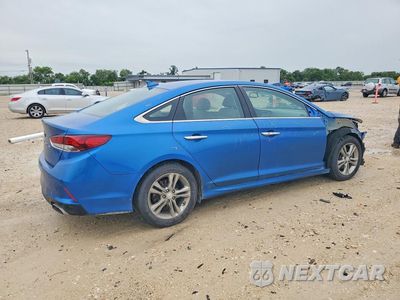 Trzecie zdjęcie samochodu z tyłu: 2018 HYUNDAI SONATA SEL VIN:5NPE34AF3JH652543 - miniatura