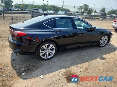 Trzecie zdjęcie samochodu z tyłu: 2022 ACURA TLX TECHNOLOGY VIN:19UUB5F46NA003331 - miniatura