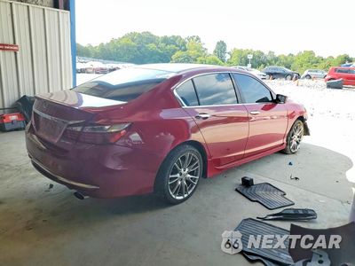 Trzecie zdjęcie samochodu z tyłu: 2017 HONDA ACCORD SPORT VIN:1HGCR2F50HA106215 - miniatura