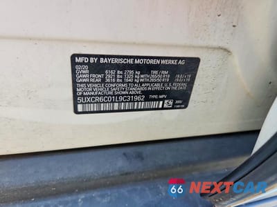 Zdjęcie 13 z 13 samochodu: 2020 BMW X5 XDRIVE40I VIN:5UXCR6C01L9C31962 - miniatura