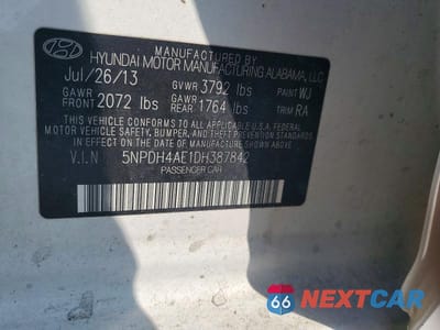 Zdjęcie 23 z 24 samochodu: 2013 HYUNDAI ELANTRA GLS VIN:5NPDH4AE1DH387842 - miniatura