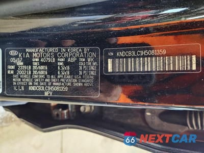Zdjęcie 13 z 13 samochodu: 2017 KIA NIRO FE VIN:KNDCB3LC1H5081359 - miniatura