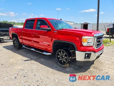 Czwarte zdjęcie samochodu z boku: 2014 GMC SIERRA K1500 SLE VIN:3GTU2UEC6EG229503 - miniatura