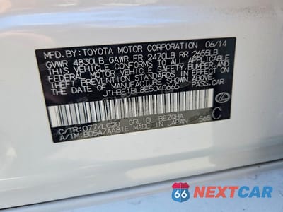 Zdjęcie 12 z 12 samochodu: 2014 LEXUS GS 350 VIN:JTHBE1BL8E5040665 - miniatura
