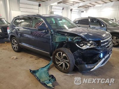 Czwarte zdjęcie samochodu z boku: 2021 VOLKSWAGEN ATLAS SEL PREMIUM VIN:1V2TR2CA9MC504195 - miniatura