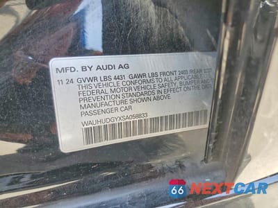 Zdjęcie 12 z 12 samochodu: 2025 AUDI A3 PREMIUM PLUS VIN:WAUHUDGYXSA058833 - miniatura