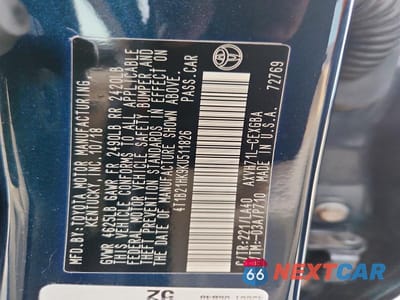 Zdjęcie 12 z 12 samochodu: 2019 TOYOTA CAMRY HYBRID XLE VIN:4T1B21HK9KU511826 - miniatura