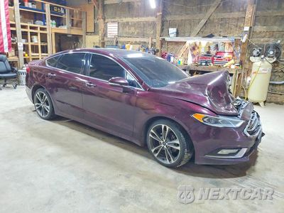 Czwarte zdjęcie samochodu z boku: 2018 FORD FUSION TITANIUM/PLATINUM VIN:3FA6P0D93JR244134 - miniatura