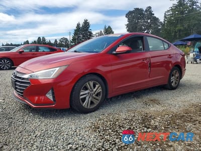 2019 HYUNDAI ELANTRA SEL 5NPD84LF3KH443508 - główne zdjęcie licytacji z USA - miniatura