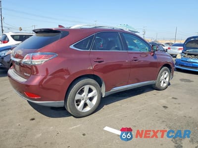 Trzecie zdjęcie samochodu z tyłu: 2014 LEXUS RX 350 BASE VIN:2T2BK1BA8EC230845 - miniatura