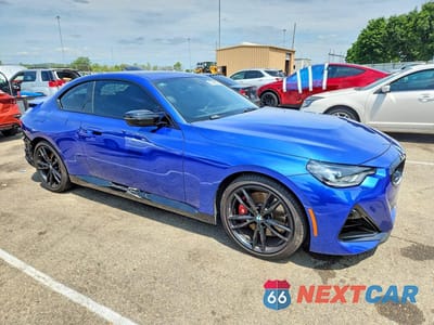 Czwarte zdjęcie samochodu z boku: 2024 BMW M240XI VIN:3MW53CM09R8E76630 - miniatura