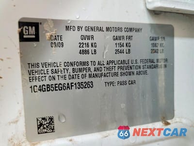 Zdjęcie 12 z 12 samochodu: 2010 BUICK LACROSSE CX VIN:1G4GB5EG6AF135263 - miniatura