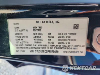 Zdjęcie 12 z 12 samochodu: 2023 TESLA MODEL 3 VIN:5YJ3E1EC2PF579639 - miniatura