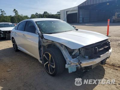 Czwarte zdjęcie samochodu z boku: 2021 HONDA ACCORD SPORT VIN:1HGCV1F3XMA063212 - miniatura