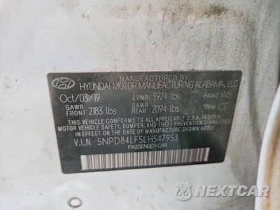 Zdjęcie 12 z 12 samochodu: 2020 HYUNDAI ELANTRA SEL VIN:5NPD84LF5LH547953 - miniatura