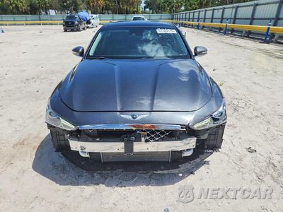 Piąte zdjęcie samochodu w środku: 2021 GENESIS G70 ELITE VIN:KMTG34LA5MU072748 - miniatura