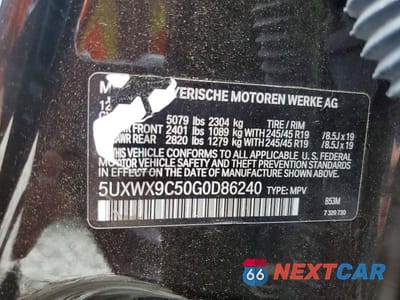 Zdjęcie 13 z 13 samochodu: 2016 BMW X3 XDRIVE28I VIN:5UXWX9C50G0D86240 - miniatura